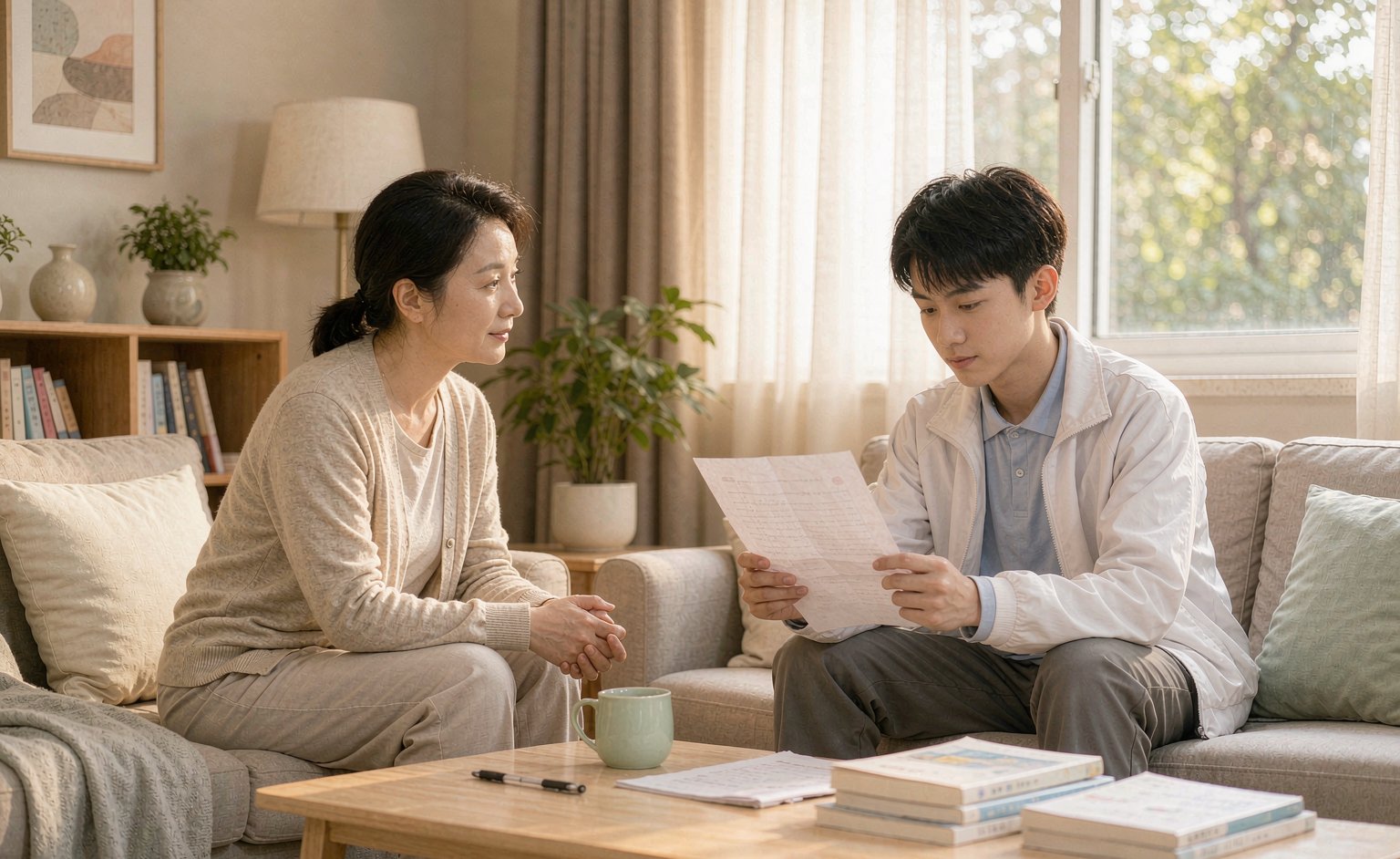 高三孩子成绩下滑，家长怎么谈？四步非指责式沟通建议与三个预警信号